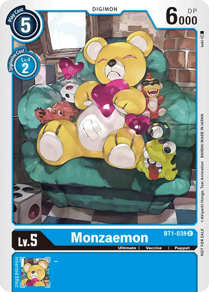 Monzaemon [Bt1-038] (Tournament Pack) [Release Special Booster Ver.1.0 Promos] 1