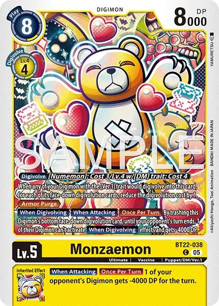 Monzaemon [Bt22-038] [Cyber Eden] 1