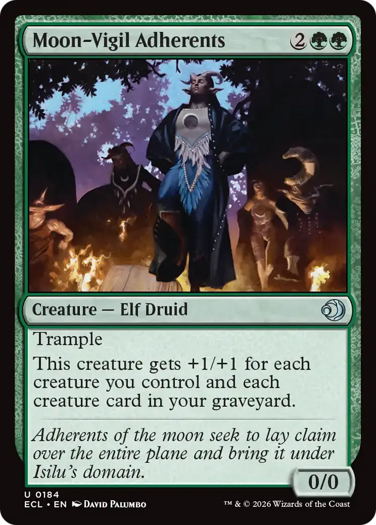 Moon-Vigil Adherents [Lorwyn Eclipsed] 1
