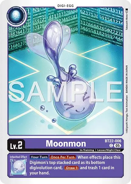 Moonmon [Bt22-006] [Cyber Eden] 1