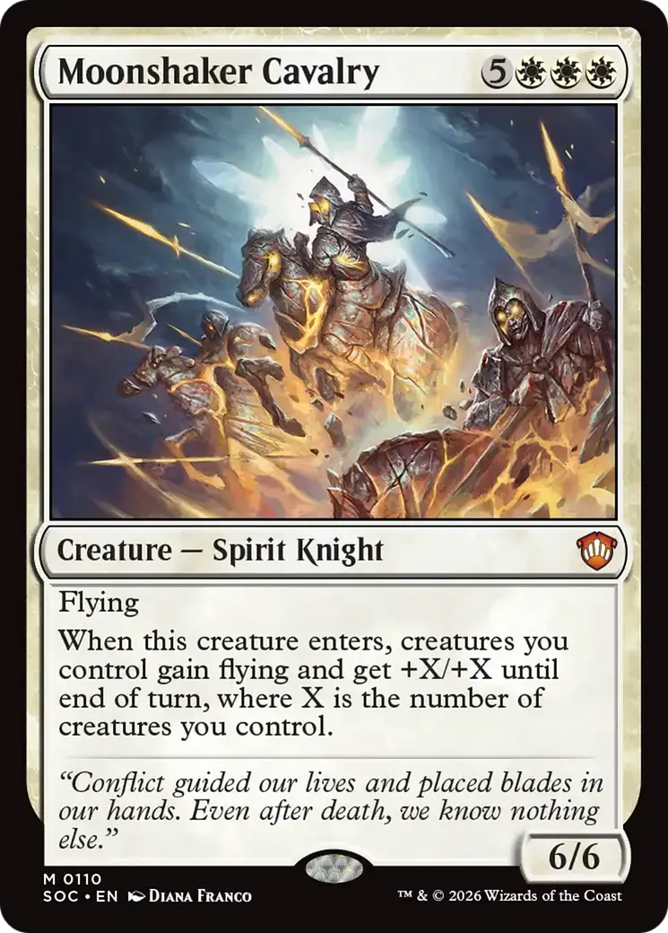 Moonshaker Cavalry [Secrets Of Strixhaven Commander] 1