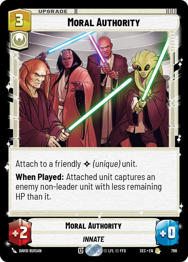 Moral Authority (766) (Foil) (766) [Secrets Of Power] 1