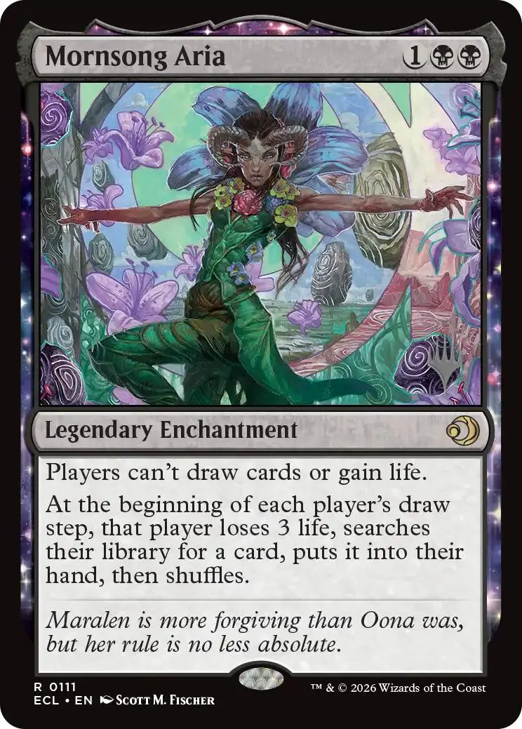 Mornsong Aria [Lorwyn Eclipsed Promos] 1