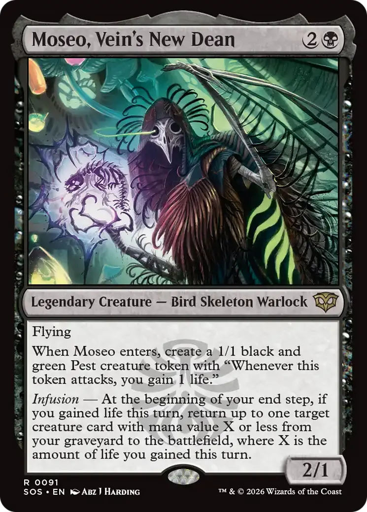 Moseo, Vein's New Dean [Secrets Of Strixhaven] 1