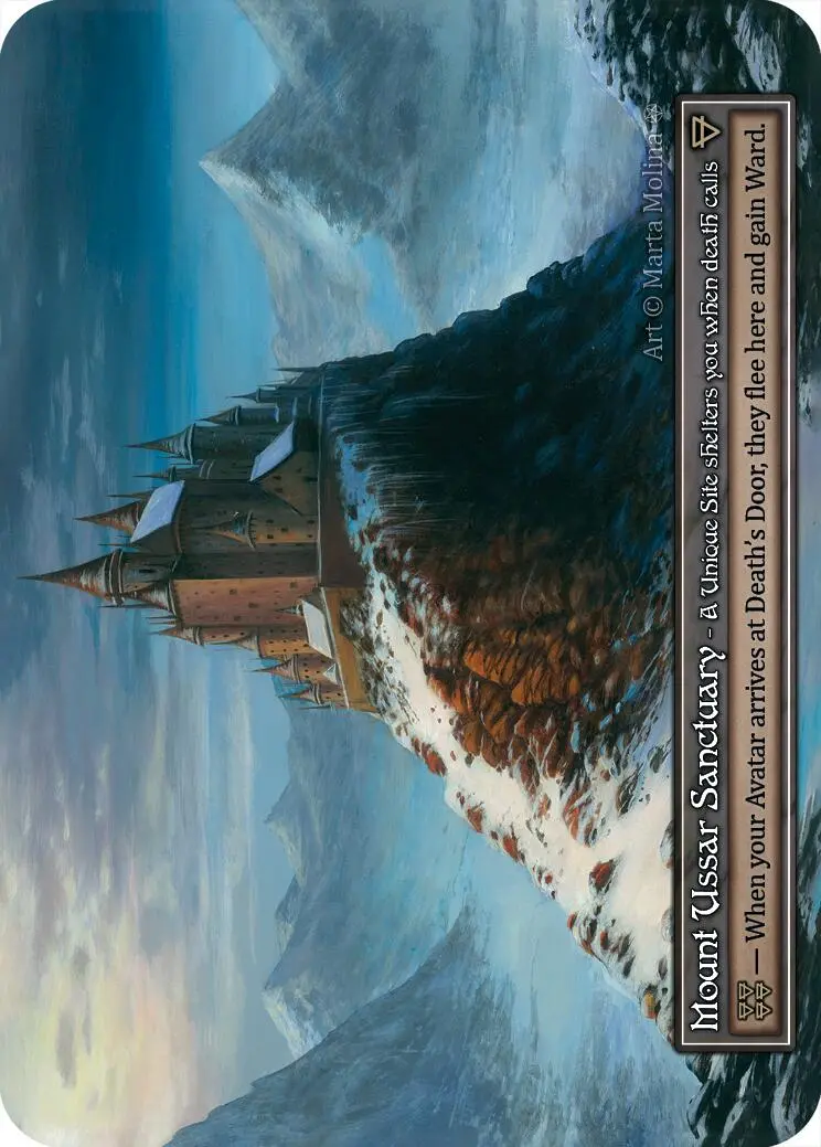 Mount Ussar Sanctuary (Foil) [Gothic] 1