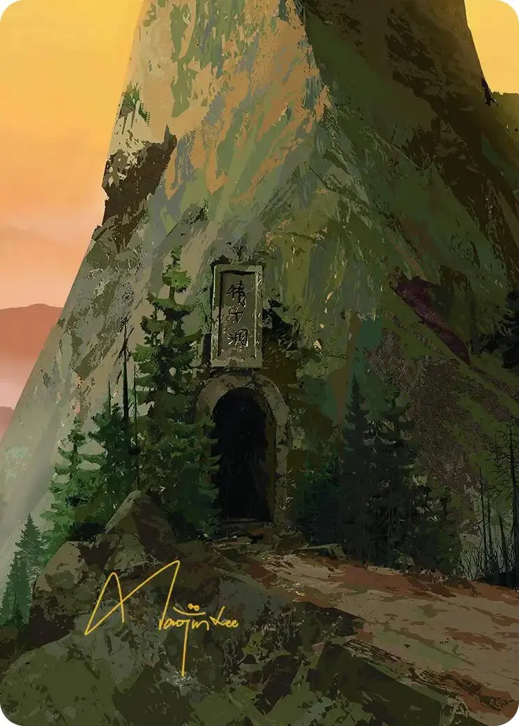 Mountain Art Card (Gold-Stamped Signature) [Avatar: The Last Airbender Art Series] 1