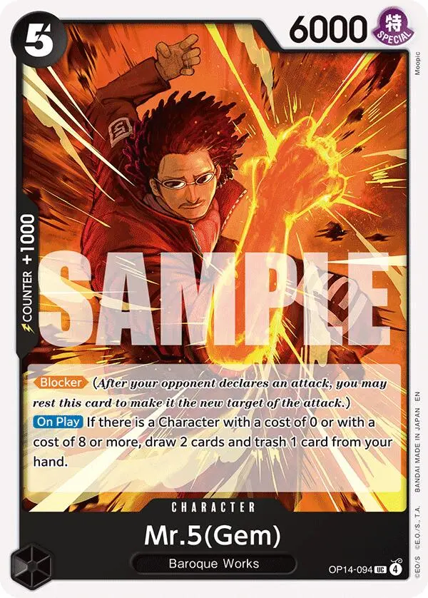 Mr.5(Gem) [The Azure Sea's Seven] 1