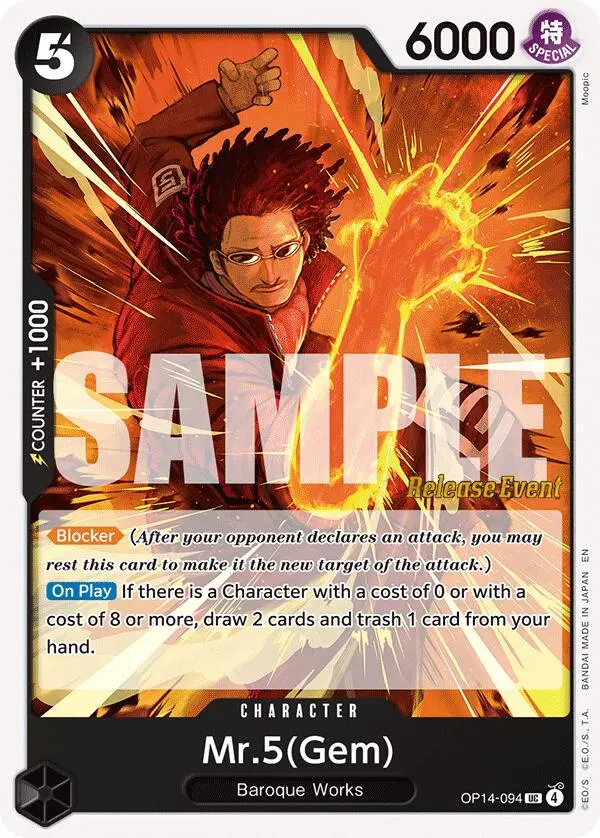 Mr.5(Gem) [The Azure Sea's Seven Release Event Cards] 1