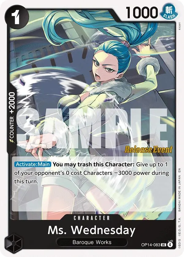 Ms. Wednesday [The Azure Sea's Seven Release Event Cards] 1