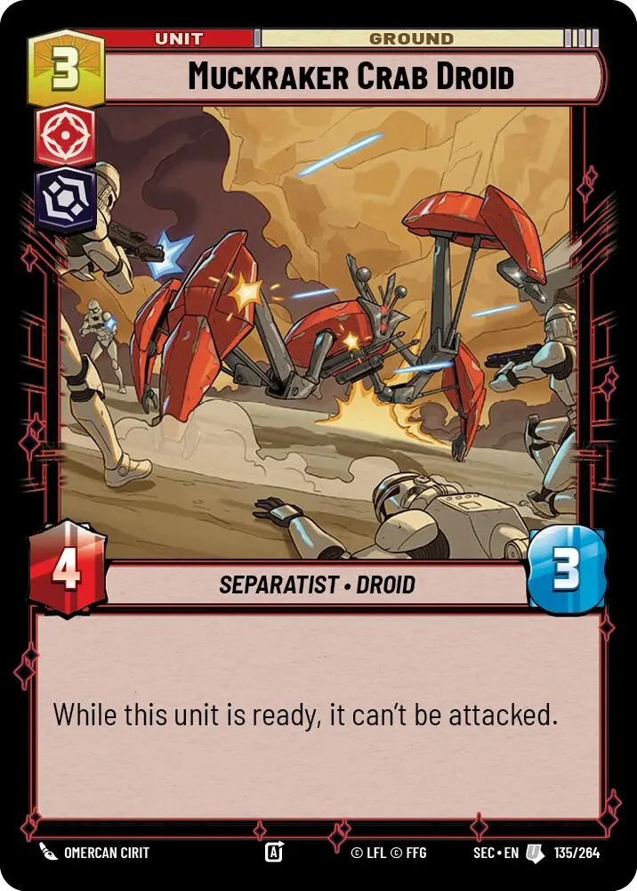 Muckraker Crab Droid (135/264) (135/264) [Secrets Of Power] 1