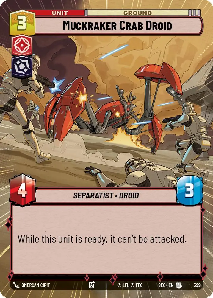Muckraker Crab Droid (399) (Hyperspace) (399) [Secrets Of Power] 1
