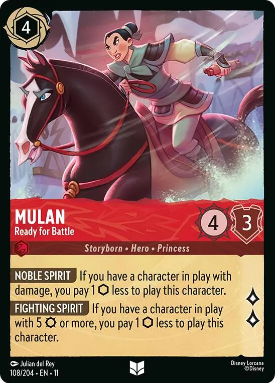 Mulan - Ready For Battle (108/204) [Winterspell] 1