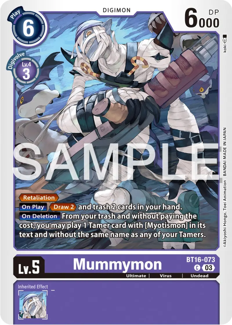 Mummymon [Bt16-073] [Beginning Observer] 1