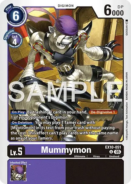 Mummymon [Ex10-051] [Sinister Order] 1