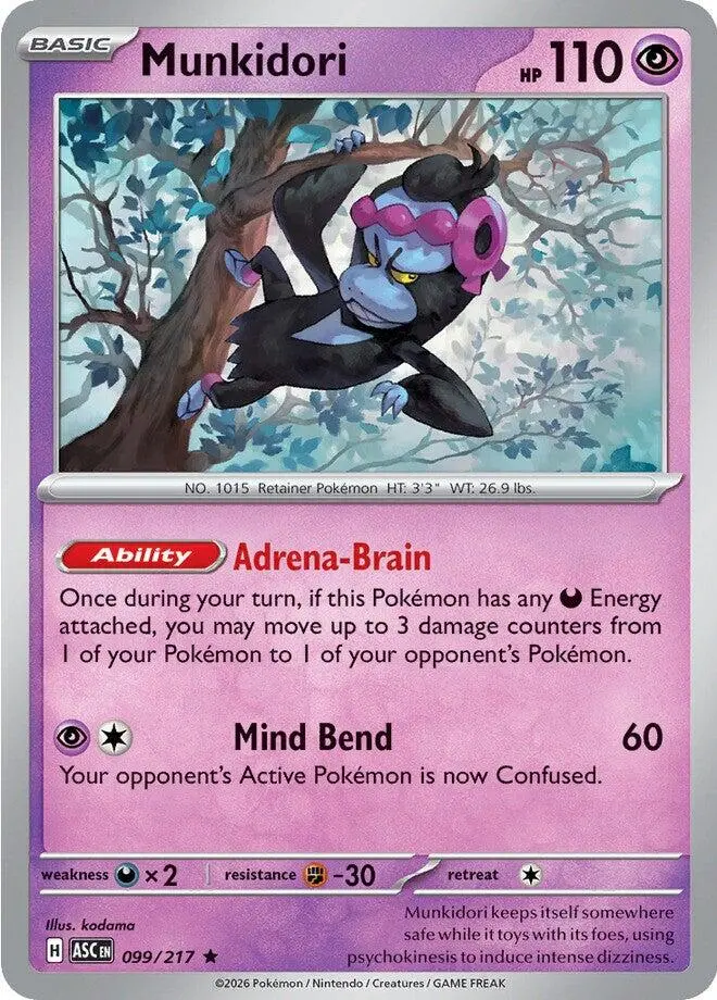 Munkidori (099/217) [Mega Evolution: Ascended Heroes] 1