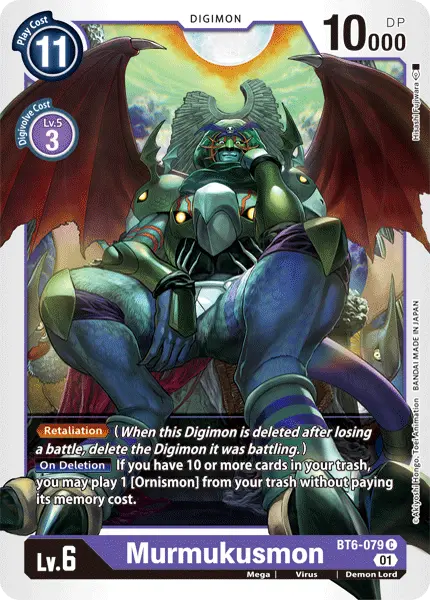 Murmukusmon [Bt6-079] [Double Diamond] 1