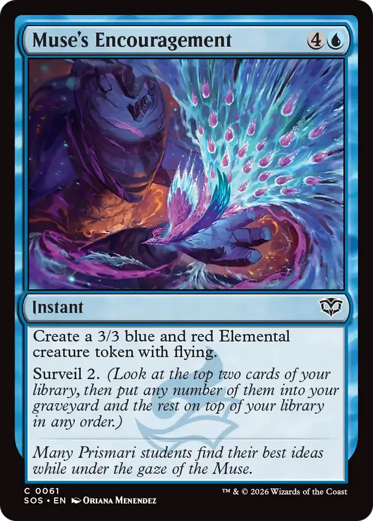 Muse's Encouragement [Secrets Of Strixhaven] 1