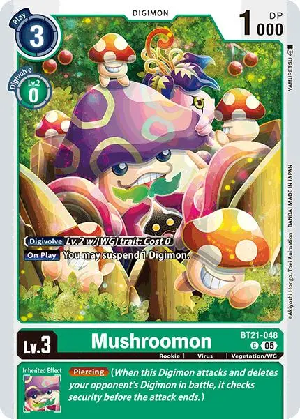Mushroomon [Bt21-048] [World Convergence] 1