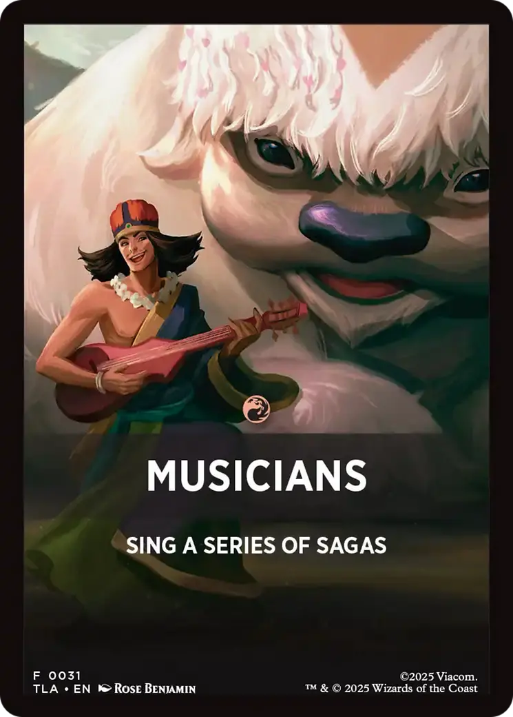 Musicians Theme Card [Avatar: The Last Airbender Tokens] 1