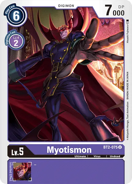 Myotismon [Bt2-075] [Release Special Booster Ver.1.0] 1