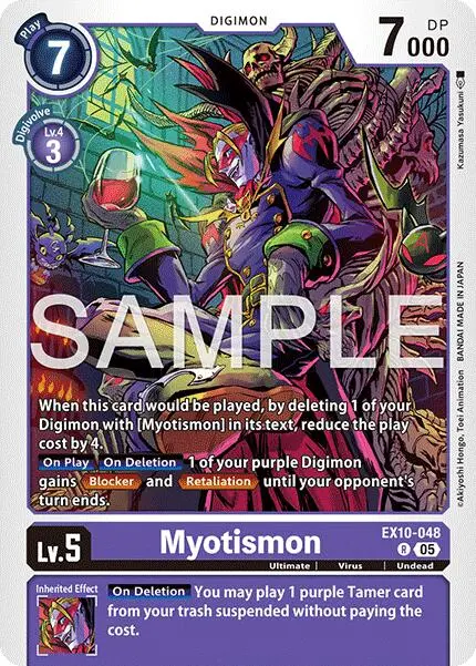 Myotismon [Ex10-048] [Sinister Order] 1