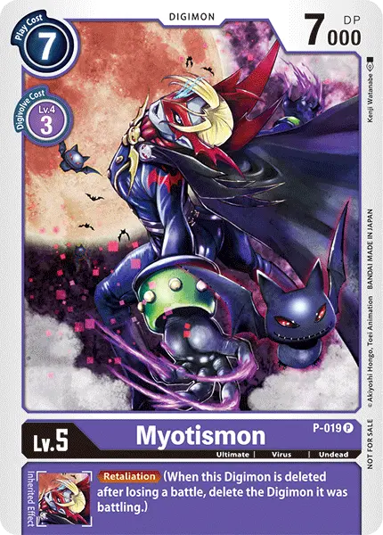Myotismon [P-019] [Promotional Cards] 1