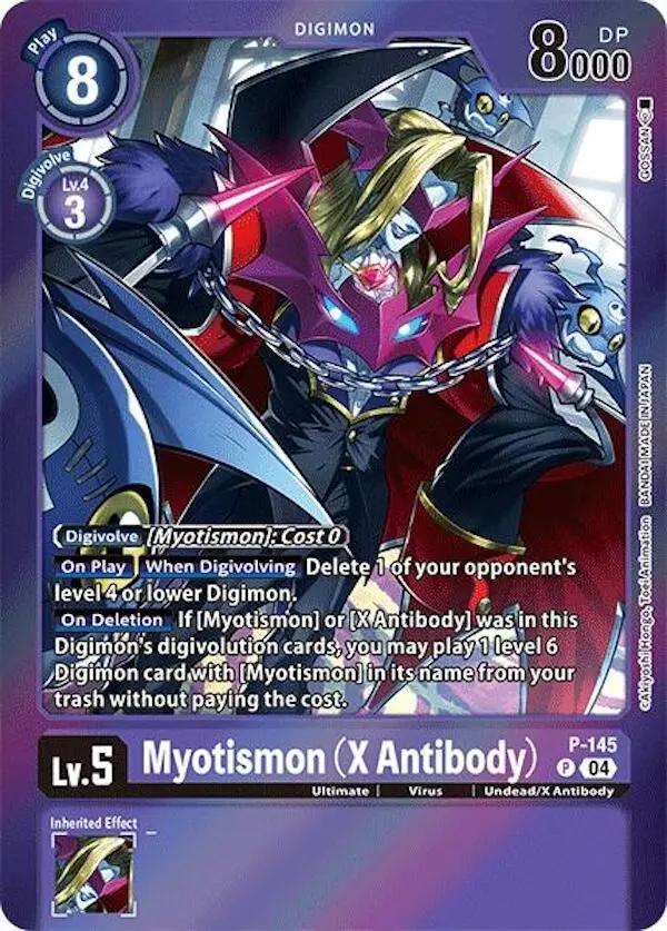 Myotismon [P-145] (X Antibody) (Reprint) [Special Limited Set] 1