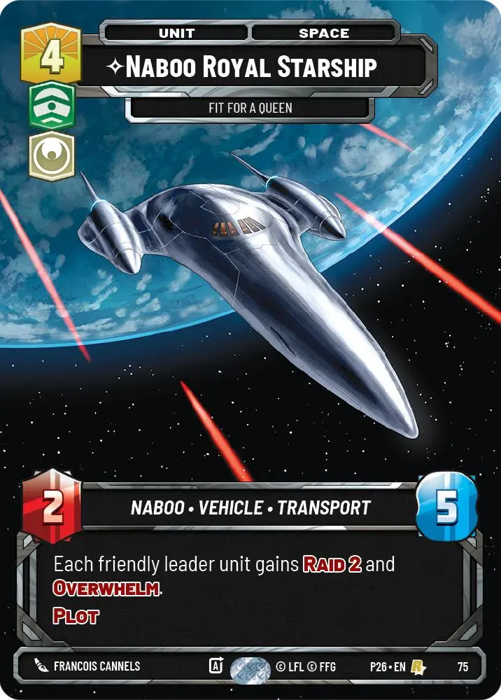 Naboo Royal Starship - Fit For A Queen (75) (75) [Sector And Regional Promos: Season 1] 1
