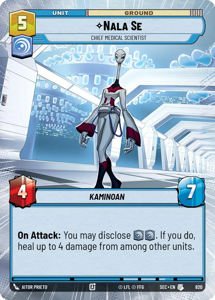 Nala Se - Chief Medical Scientist (Hyperspace Foil) (820) (820) [Secrets Of Power] 1