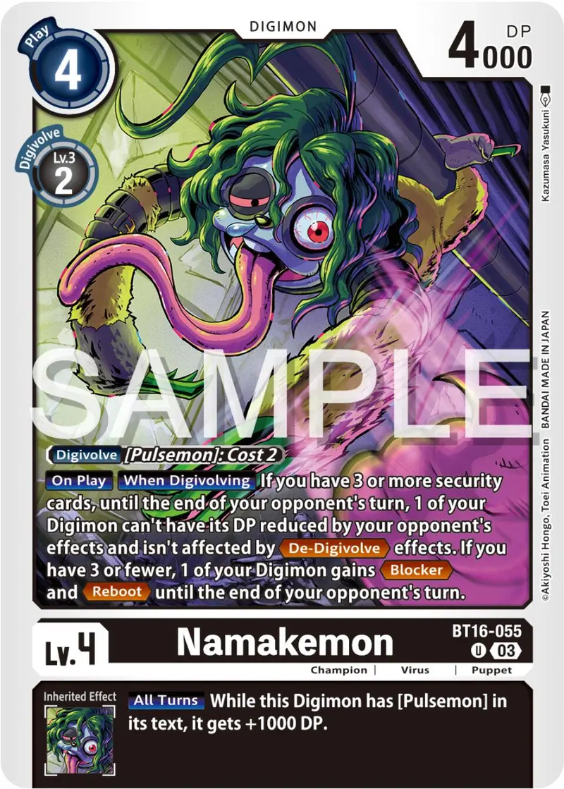 Namakemon [Bt16-055] [Beginning Observer] 1