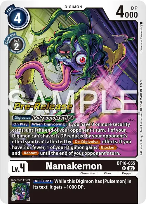 Namakemon [Bt16-055] [Beginning Observer Pre-Release Promos] 1