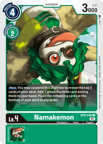 Namakemon [Bt8-049] [New Awakening] 1