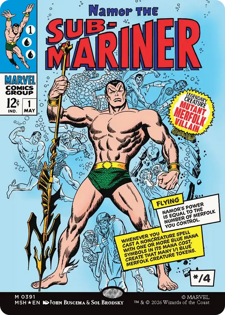 Namor The Sub-Mariner (Borderless) [Marvel Super Heroes] 1