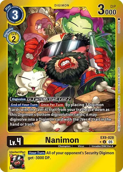 Nanimon [Ex9-028] (Limited Foil) [Versus Monsters] 1