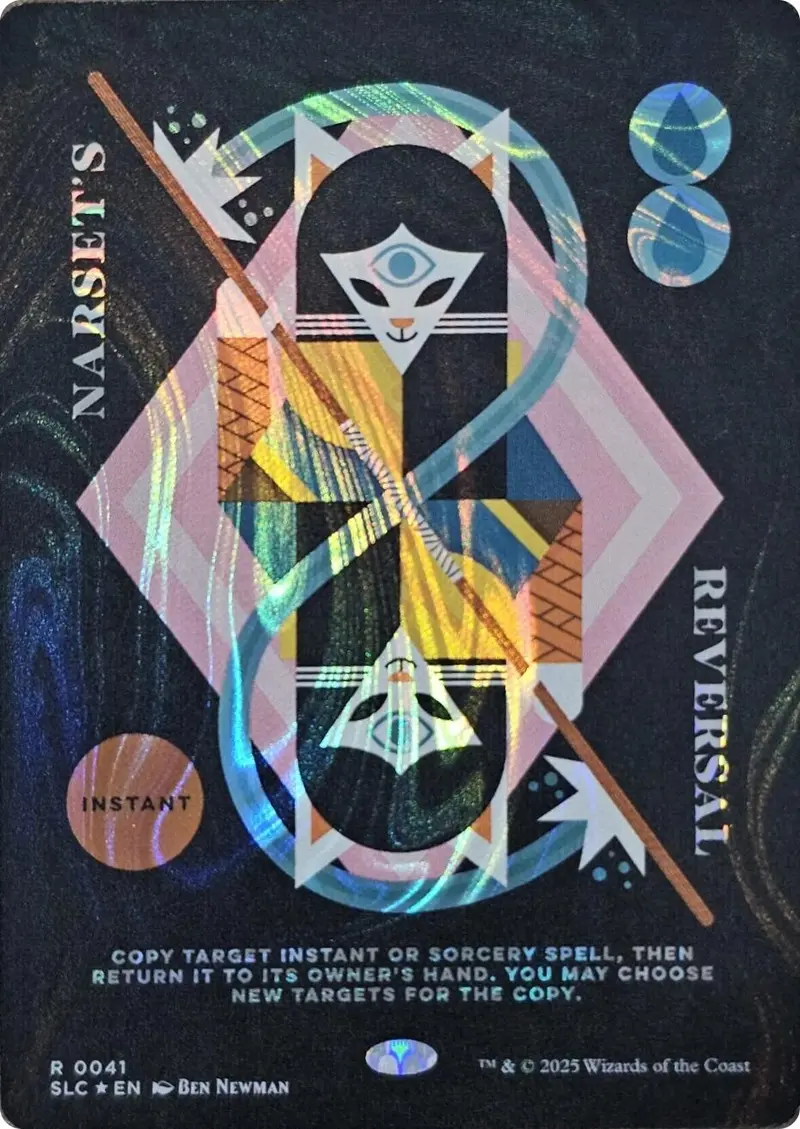Narset's Reversal (Halo Foil) [Secret Lair Countdown Kit] 1