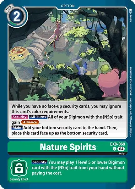 Nature Spirits [Ex8-069] [Chain Of Liberation] 1