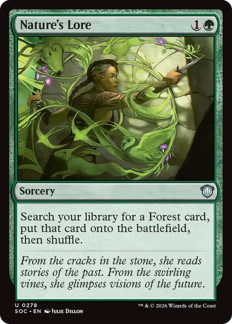 Nature's Lore [Secrets Of Strixhaven Commander] 1