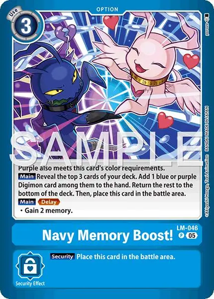Navy Memory Boost! [Lm-046] (Limited Card Pack -Billion Bullet-) [Limited Card Pack -Billion Bullet-] 1