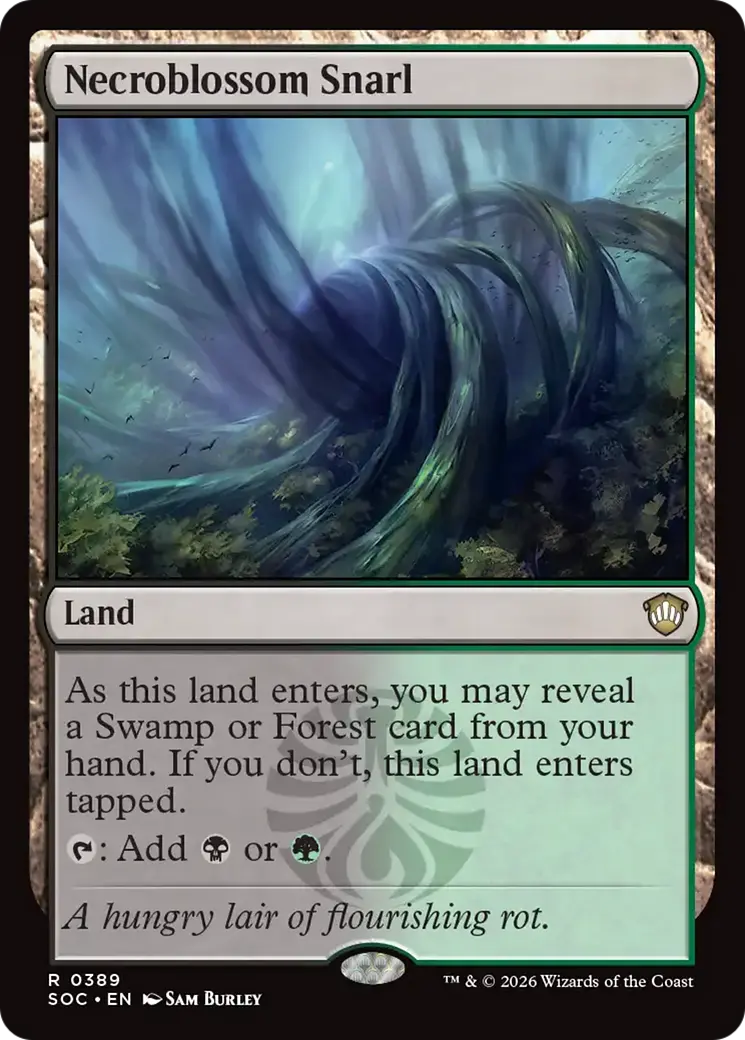 Necroblossom Snarl [Secrets Of Strixhaven Commander] 1