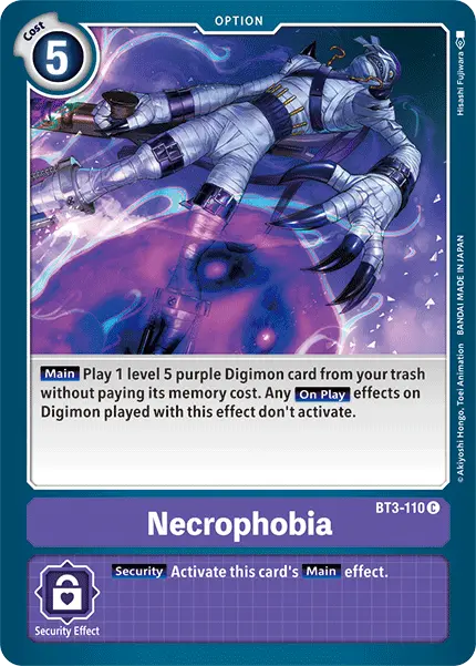 Necrophobia [Bt3-110] [Release Special Booster Ver.1.5] 1