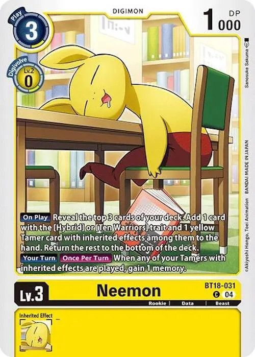 Neemon [Bt18-031] [Release Special Booster Ver.2.0] 1