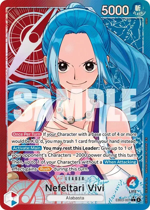 Nefeltari Vivi - 001 (Alternate Art) [Extra Booster: One Piece Heroines Edition] 1