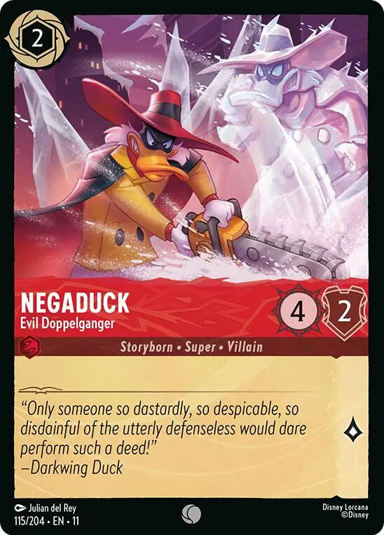 Negaduck - Evil Doppelganger (115/204) [Winterspell] 1
