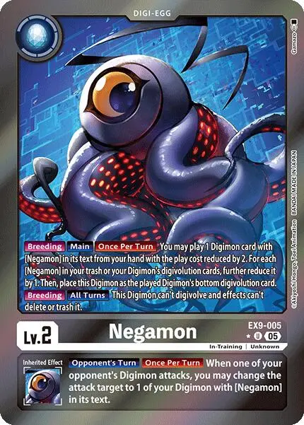 Negamon [Ex9-005] (Limited Foil) [Versus Monsters] 1