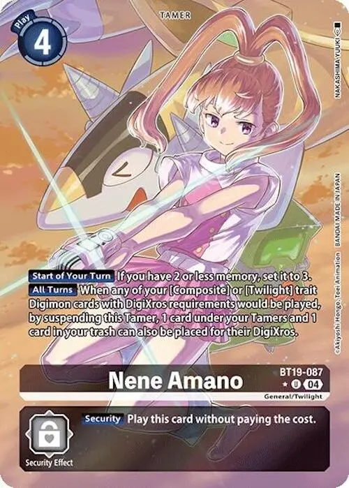 Nene Amano [Bt19-087] (Alternate Art) [Release Special Booster Ver.2.0] 1