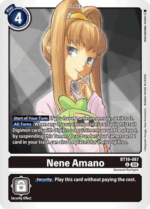 Nene Amano [Bt19-087] [Release Special Booster Ver.2.0] 1