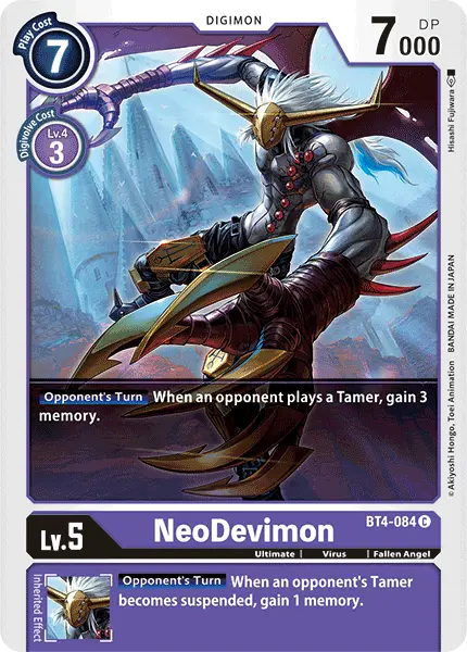 Neodevimon [Bt4-084] [Great Legend] 1