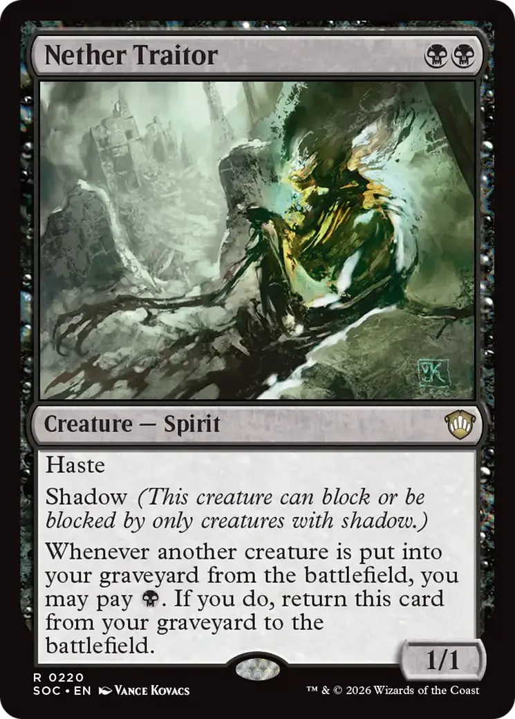 Nether Traitor [Secrets Of Strixhaven Commander] 1