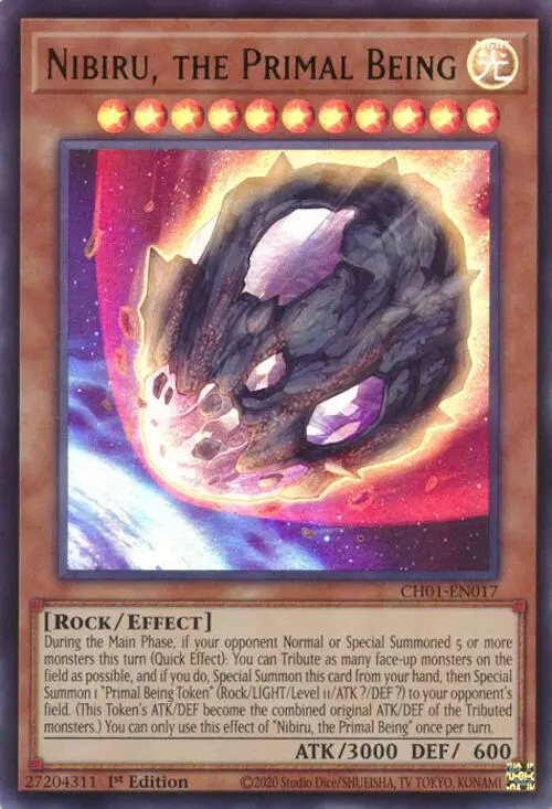 Nibiru, The Primal Being [Ch01-En017] Ultra Rare 1