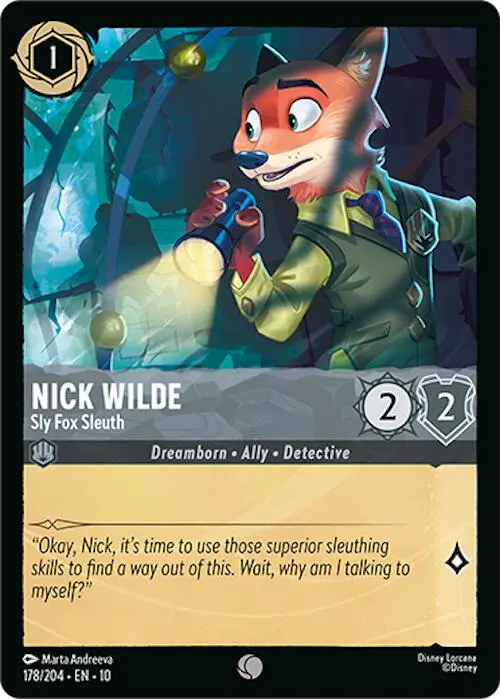 Nick Wilde - Sly Fox Sleuth (178/204) [Whispers In The Well] 1